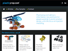 Tablet Screenshot of plasticprop.com